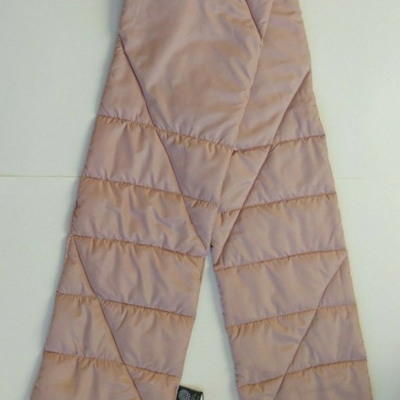 NWT VINCE CAMUTO WOMENS WINTER PUFFER SCARF QUILTED 9" x 62" PINK - Picture 5 of 6